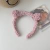 Super bonito bonito headband urso bonito de pelúcia headband Internet celebridade feminina verão rosto lavagem hairpin headband francês