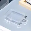 Caixa de Armazenamento Caixa Quadrada Pequena Caixa Quadrada de Plástico Transparente Caixa Quadrada Pequena Caixa de Fones de Ouvido Caixa de Armazenamento de Joias Caixa para Peças Pequenas