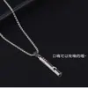 Colar Masculino Tendência Personalidade Masculina Criativo Hip-Hop Apito Soprar Pingente Pingente Legal Acessórios de Moda Colar para Moletom Masculino