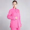 Wu Nong estilo nuevo ropa holgada de pierna recta para práctica hombres y mujeres mismo estilo lino transpirable ropa de artes marciales al por mayor