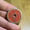 Cobre puro cinabrio tesoro taoísta moneda de cobre mirto tabú Sanqing tabú emperador de jade tabú taoísta cuatro tabú gastar dinero adornos colgantes al por mayor
