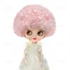 Peluca de Lana Rizada Estilo Nuevo para Muñeca, Cabello Afro Pequeño para Muñeca, Muñeca Pequeña con Cabello Burbuja [Procesamiento Personalizado]