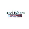 Venta caliente transfronteriza coche metal guardabarros logotipo Old Man EDITION coche modificado pegatina insignia letrero