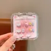 Unhas Vestíveis Infantis Fofas Sanrio, Peças de Nail Art Fofas e Divertidas, Peças de Unha Doces de Desenho Animado para Estudantes, Atacado