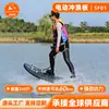 Tabla de Surf Eléctrica Personalizada Transfronteriza con Forma de Pescado Pomfret Dorado con Alta Velocidad, Larga Autonomía y Características de Carreras a Chorro del Fabricante