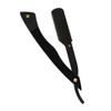 Maquinilla de afeitar manual con cuchillas intercambiables, cabezal de afeitado de barbero, navaja de afeitar antigua, soporte para cuchillas de afeitar