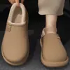 Pantuflas de algodón impermeables EVA para mujer, nuevo estilo otoño/invierno 2026, antideslizantes, engrosadas, forradas de felpa, cálidas y con diseño de cobertura de talón, también disponibles para hombre