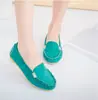 Zapatos cruzados europeos y americanos para mujer de talla grande, nuevos mocasines de mezclilla de talla grande, de boca poco profunda, slip-on, zapatos de vestir individuales para mujer de comercio exterior, por lotes