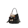 Bolso de Cadena de Diamantes Retro Casual para Mujer 2026 Nuevo Versátil para el Trabajo Bolso de Hombro Único Cruzado Bolso de Cubo de Mano a la Moda