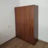 Guarda-roupa moderno minimalista para uso doméstico, armário de armazenamento para quarto, adequado para apartamentos alugados, com portas duplas, compartimentos separados, armário de armazenamento econômico para crianças