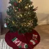 Calcetín de Navidad Grande Tejido con Diseño de Reno, Adorno Colgante para Ventana Árbol de Navidad Chimenea Bolsa de Regalo