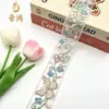 Ventas Directas de Fábrica Nuevo Ancho 4.5cm Estilo Chino Bordado Accesorios para Ropa Encaje Adornos para la Cabeza Accesorios para el Cabello Accesorios DIY Al por Mayor