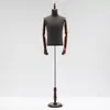Maniquíes de utilería para tienda de ropa masculina estilo coreano, maniquí de medio cuerpo para escaparate masculino, soporte de exhibición para trajes y vestidos de tienda de ropa, de cuerpo completo