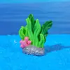 Micro-Paisagem Mediterrânea Planta Artificial Coral Água-viva Enfeites Artesanato em Resina Aquário Tanque de Peixes Decorações de Paisagismo