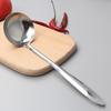Cuchara sopera de acero inoxidable espesada, cuchara para sopa, colador para olla caliente, colador para olla caliente de autoservicio, filtro comercial, cuchara para sopa forrada