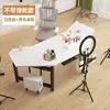 Mesa de Computador, Mesa para Streamer, Ajustável em Altura, Mesa de Computador Móvel, Mesa de Escritório para Streamer, Suporte para Monitor, Estação de Trabalho Rotativa