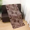Nova Série de Estampa de Leopardo Tie-Dye em Aquarela Mais Vendida Lenço Estampado Lenço Longo de Poliéster Cetim Lenço de Cabeça Xale para Mulheres