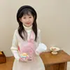 Bolsa Infantil Fofa Desenho Animado Pelúcia Porta-Moedas Meninas Lazer ao Ar Livre Transversal Tendência Bolsa de Peito Venda Direta da Fábrica