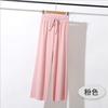 Pantalones de Pierna Ancha para Mujer Talla Grande Adelgazantes Pequeños Cintura Alta Rectos Alargados Drapeados Pantalones Casuales Negros