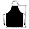 E-commerce transfronterizo caliente barbacoa divertida estampado impermeable simple cuello colgante alto valor de color delantal estampado de letras