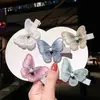 Pinza para el pelo de mariposa de perlas para niñas, pinza lateral de pico de pato, accesorios para el cabello estilo Mori, pinza para flequillo de chica súper de hadas, accesorios para el cabello para salir