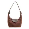 2026 Nuevo Bolso de Color Sólido Simple Casual Bolsa Dumpling de Gama Alta Elegante para Viajar Bolso Cruzado de un Solo Hombro de Lujo Ligero