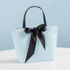 Bolso de mano con lazo y remaches, bolsa de papel, bolsa publicitaria para empresas mayoristas, bolsa de regalo, bolsa de compras, logotipo imprimible