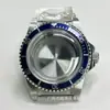 Acessórios para Relógio Caixa Retrô 39,5mm Aço Inoxidável Lente de Vidro Rotação Unidirecional Adequado para Movimento NH35/36