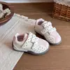 Moda para Niñas Estilo Coreano Estilo Ins Velcro Casual Zapatos de Tabla de Caña Baja Nuevos de Otoño 2026 Zapatos Deportivos para Niños