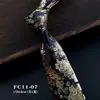 Corbata de 8 cm de ancho con patrón anudada a mano para hombre, Ropa formal de traje de alta gama, Corbata larga para anfitrión de banquete de negocios