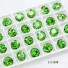Colar de Joias Dongzhou Cristal Pedra Redonda Flor Pontiaguda Costas Pontiagudas Strass Inlaid com Diamantes Acessórios DIY Strass de Vidro Customização