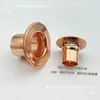 Tubería de Agua de Soldadura de Cobre Rojo TP2 de Zhejiang Disco de Brida de Acero Galvanizado Borde Engrosado Satisfecho Brida Suelta Brida de Cobre DN80