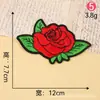 Em Estoque Atacado Clássico Estilo Chinês Grandes Patches Bordados Flor de Ameixa Rosa Decoração para Roupas Calças Patches de Reparo