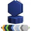 Painéis Feltro Hexagonais Absorventes de Som, Painéis Redutores de Ruído, Painéis Feltro Absorventes de Som para Decoração de Parede Interna, Disponíveis em Várias Cores