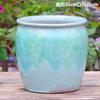 Vaso de Flor Carnudo Pequeno Defeito Panela Quente Panela Cogumelo Cerâmica Diâmetro Grande Simples Planta Verde Ébano Antigo Pilha Vaso de Cerâmica de Penhasco