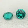 Espinela Verde Paraíba Neón 107 # Corazones de Nano-diamante piedras sueltas para anillos y pendientes resistentes a altas temperaturas al por mayor
