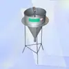 Testador de consistência de argamassa de cimento, funil, testador de fluxo de pasta de cimento, funil de pasta de cimento, cone invertido.