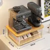 Estante de Almacenamiento para Cafetera Mesa de Exhibición Cajón de Escritorio Tipo Estante para Tazas de Té Tazas de Agua Caja de Almacenamiento para Bolsitas de Té Cocina Barra