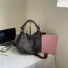 Bolsa de Gran Capacidad para Mujer, Versátil de Verano 2026 Nueva Bolso Cruzado de Hombro Plegado Casual, Bolsa de Mano para el Trabajo y el Trayecto