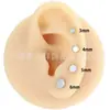 Aleación de Titanio F136 Cabeza Redonda de Pastel de Repuesto Cabeza para Joyería DIY Aleación de Titanio G23 Labio Uña Pendientes Accesorios Joyería para Piercing