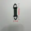Mosquetón Multifuncional para Exteriores Correa Táctica de Nailon Gancho para Mochila Hebilla de Doble Punto Hebilla de Triángulo de Plástico de Liberación Rápida Bidireccional