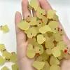 Acessórios DIY de patinho luminoso fosco de resina transfronteiriços, acessórios de cabelo, miniaturas de carro, ornamentos criativos para micro paisagens