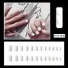 Puntas de Uñas Falsas Desmontables de Color Sólido Cortas Personalizadas Portátiles Parches de Uñas Falsas Terminados al por Mayor Ultra Delgadas