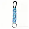 Suministro en Stock de Llavero Trenzado de Paracord para Exteriores DIY, Llavero Multifuncional, Conveniente Colgante Rápido