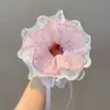 Scrunchie de renda estilo coreano para mulheres, elástico de rabo de cavalo de alta qualidade, alta elasticidade e faixa de cabelo durável