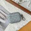 Nueva funda con patrón de pequeños diamantes adecuada para AirPods Pro 3, funda rígida de PC de cuero sintético PU universal para la 4ª generación