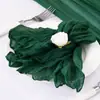 Estilo Bohemio Tela de Gasa de Queso Amazon Gasa de Bali Tela Plisada de Crepé Servilletas Decoración de Mesa Boda Fiesta Manteles de Mesa