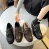 3 Zapatos de Tacón Grueso de Hada Hebilla Primavera Otoño Francés Nuevo Casual Bajos Pequeños Zapatos de Cuero Estilo Tacón de Mujer Zapatos de Una Sola Pieza 2026 Pares Centímetros