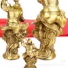 Estátua de Macaco de Cobre Igualando o Céu por Atacado Ornamentos de Macaco Rei de Cobre Estátua de Macaco Rei de Bronze Artesanato de Decoração para Casa