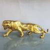 Ornamentos de Tigre de Latão Tigre do Zodíaco Decoração de Casa Presente Coleção Antiga